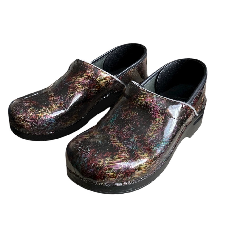 Dansko Women's Leather Clogs Professional Nursing Comfort Slip On Shoes Size 9 - Picture 3 of 8